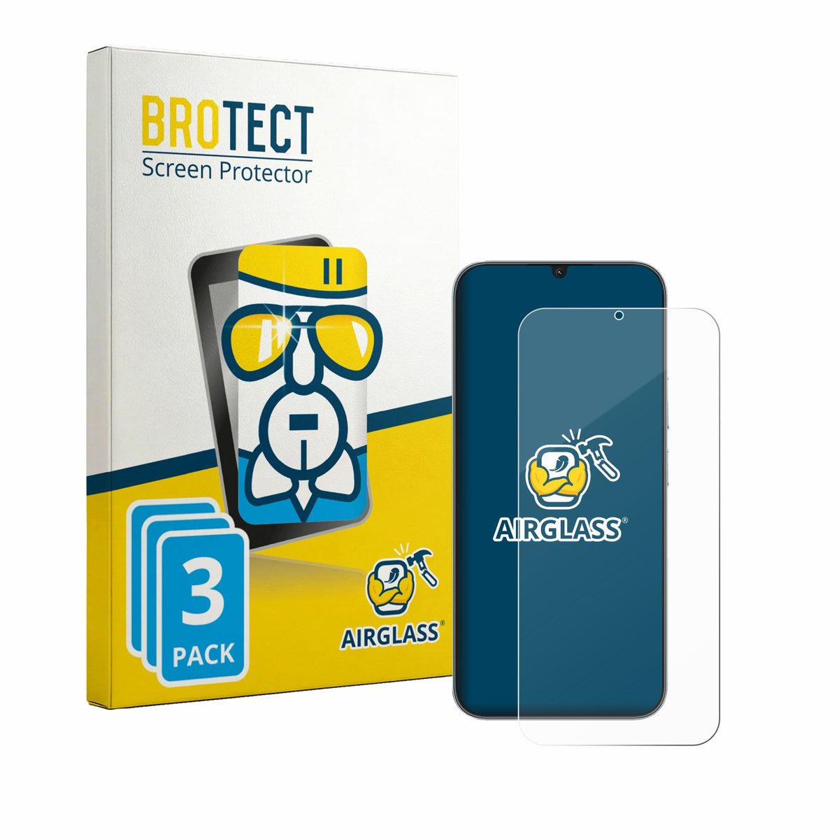 Screenprotector 3 Stuks voor realme Narzo 100 Lite 5G Beschermglas transparant