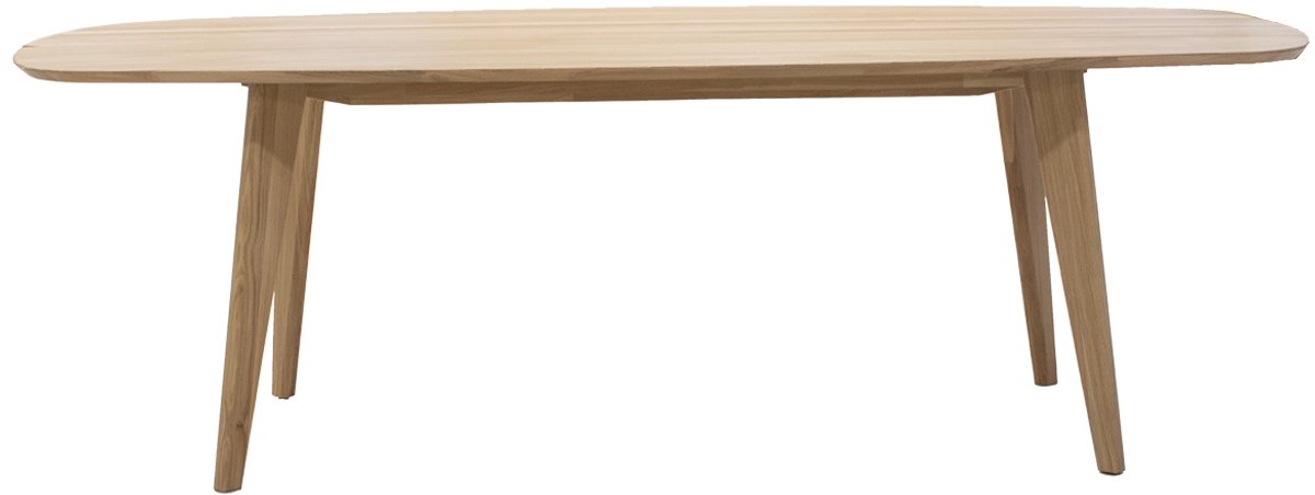 DÉJA Living Eettafel Maeve - Deens Ovaal - Naturel - Eikenhout - 240cm