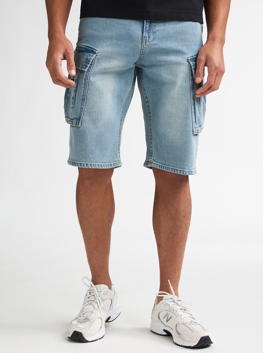 Petrol Industries - Denim short - Heren - 3XL - Licht blauw - Katoen - M-1060-SHO007