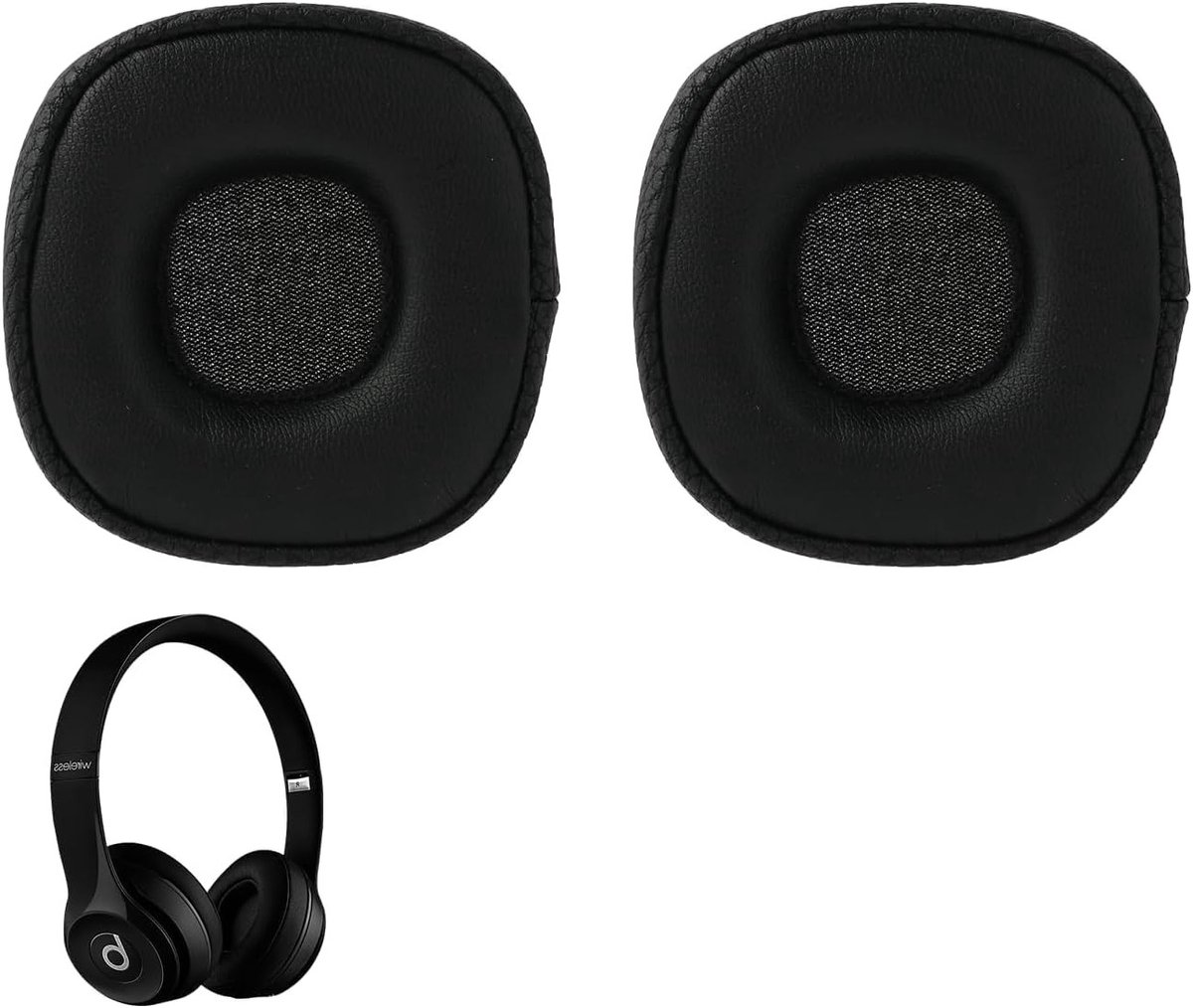 Vervangende Oorkussens voor On-Ear Hoofdtelefoons, Geschikt voor Wired en Bluetooth, Hoogwaardige Geheugenfoam, Inclusief Hoofdband Kussen en Reparatieonderdelen