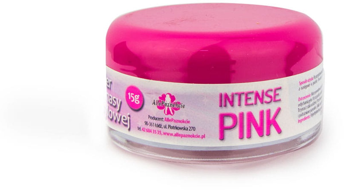 Allepaznokcie - Intense Pink Acrylpoeder - 15 g - Prachtige 3D-effecten - Krasbestendig