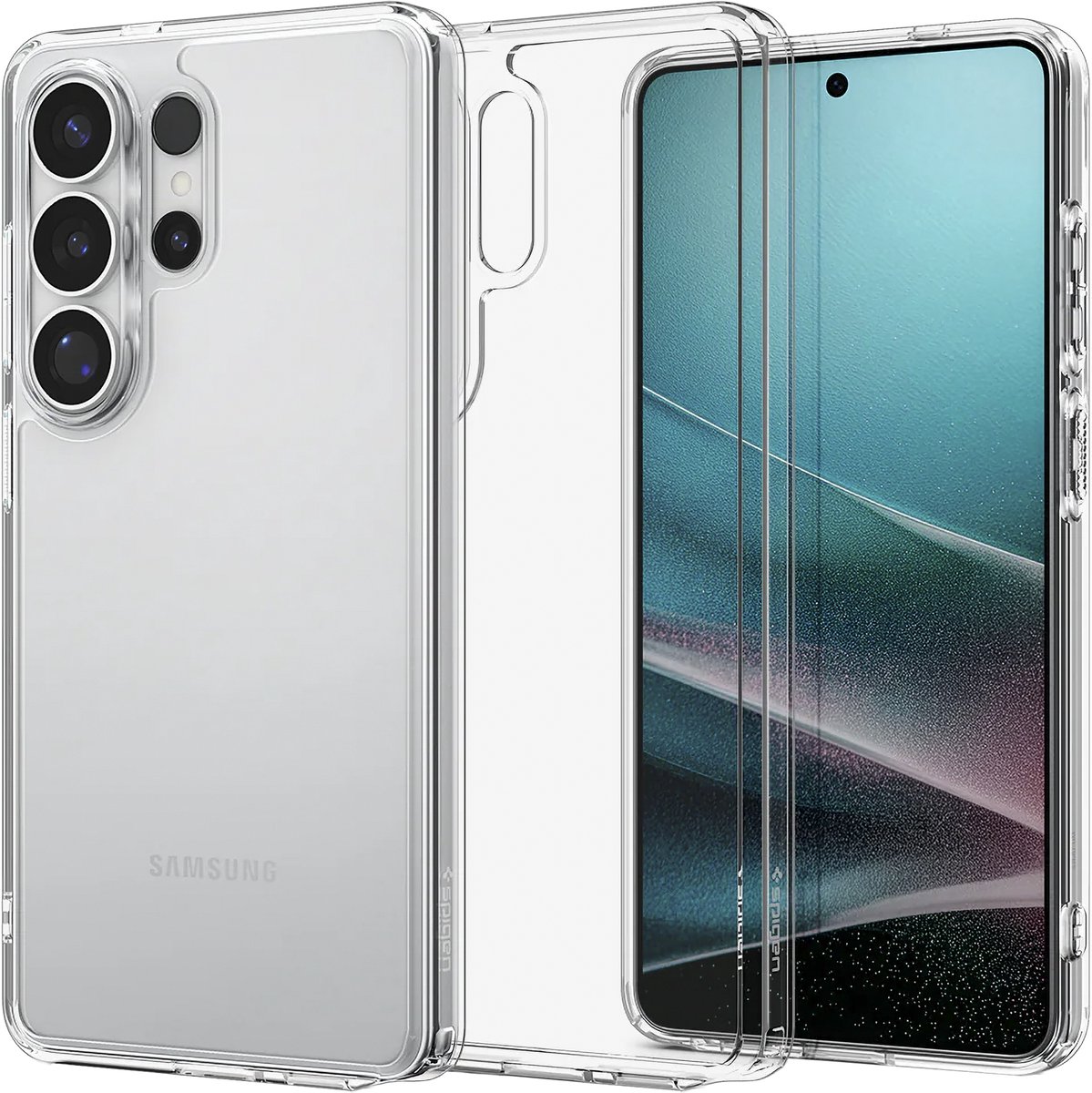 Spigen Hoesje geschikt voor Samsung Galaxy S26 Ultra - Ultra Hybrid - Transparant