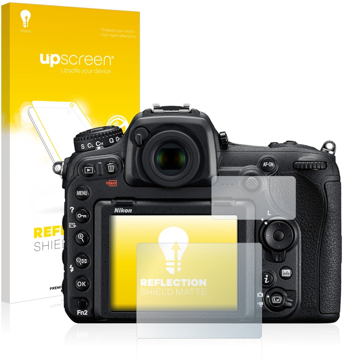 upscreen - Screenprotector voor Nikon D500 - Folie Beschermfolie anti glare matte