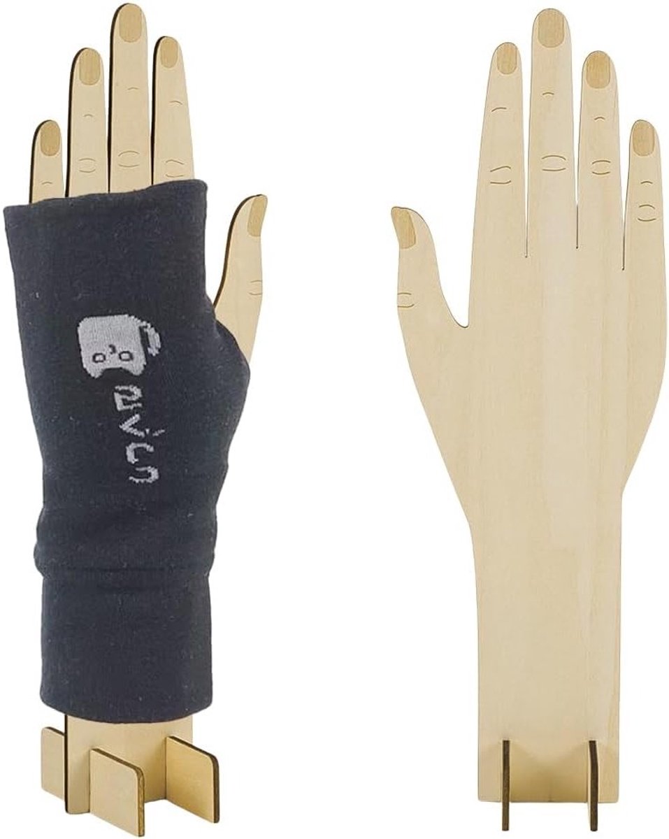 Handvormige Handschoenhouder van Hout, Perfect voor Vingerloze Handschoenen, Organiseer en Toon je Accessoires, Ideaal voor Display en Decoratie
