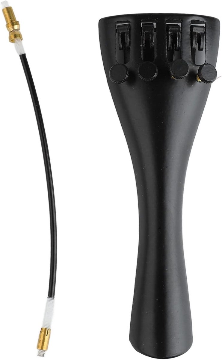Violin Tailpiece van Aluminium Legering met 4 Fijne Stemmechanismen - Onderdelen en Accessoires voor Viool