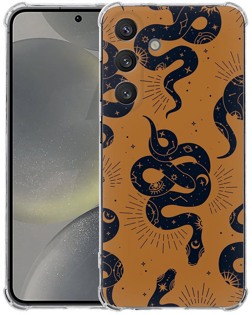 Samsung Galaxy S25 FE Flexibele back cover - Snakes TPU Antishock