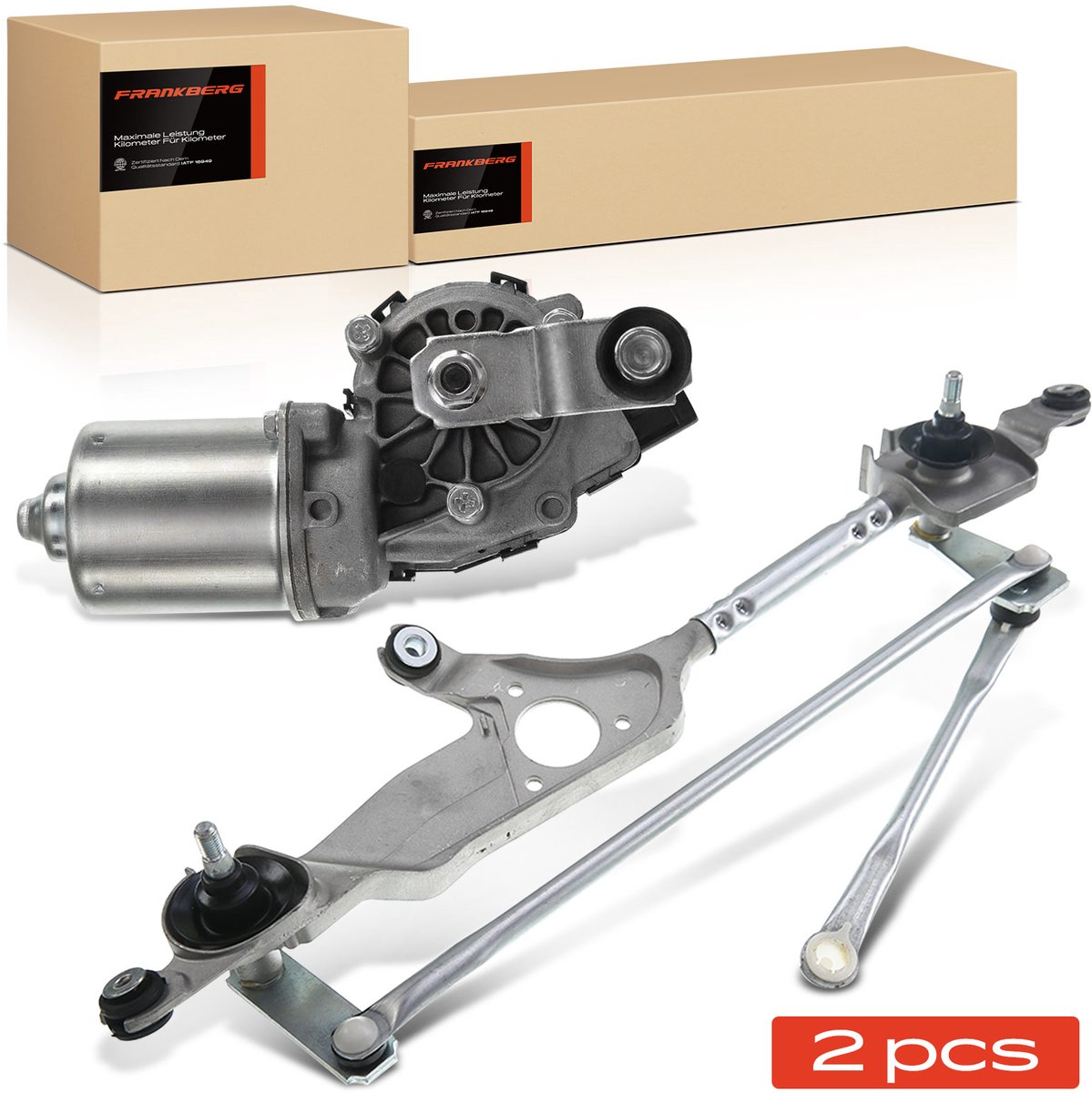 Frankberg 1x Ruitenwissermotor+1x Ruitenwisser Mechanisme voor Opel