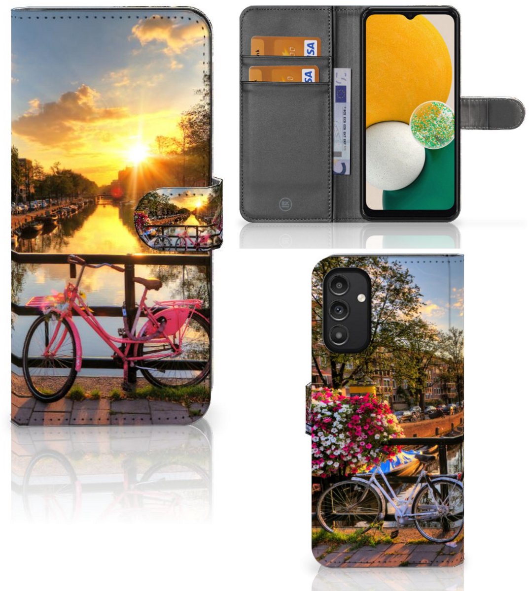Samsung Galaxy A14 4G Flip Cover Amsterdamse Grachten