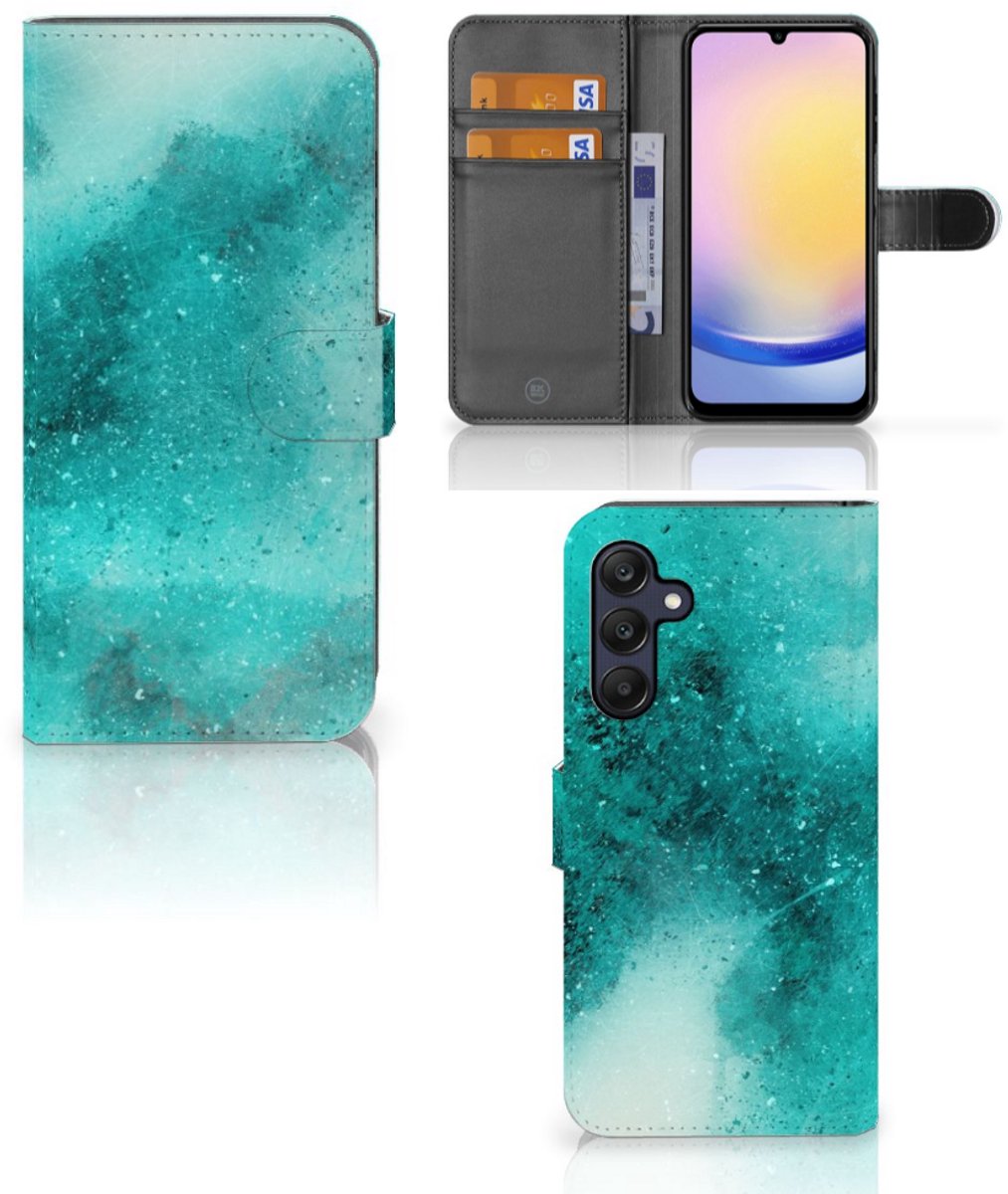 Hoesje Samsung Galaxy A25 Painting Blue
