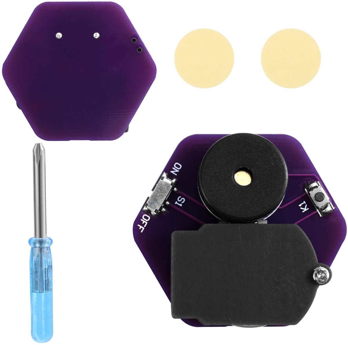 Cricket Sound Maker - Geheime Geluidsmachine voor Grappen en Feesten (Paars)