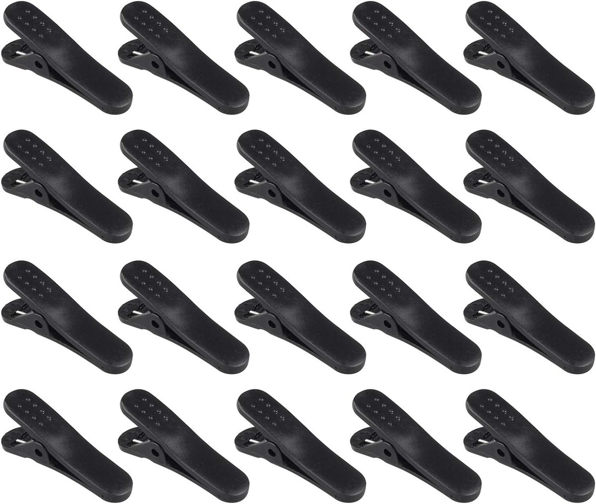 Dailygoods - 20 Stuks Hoofdtelefoon Kabelclips voor Kleding Bevestiging