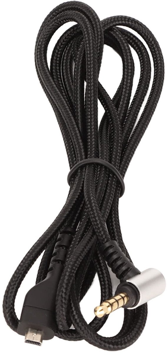 Allecto - Gaming-headsetkabel - Vervangende Hoofdtelefoon-kabel - Duurzaam en Flexibel - Zwart - Geschikt voor SteelSeries Arctis - 150 cm