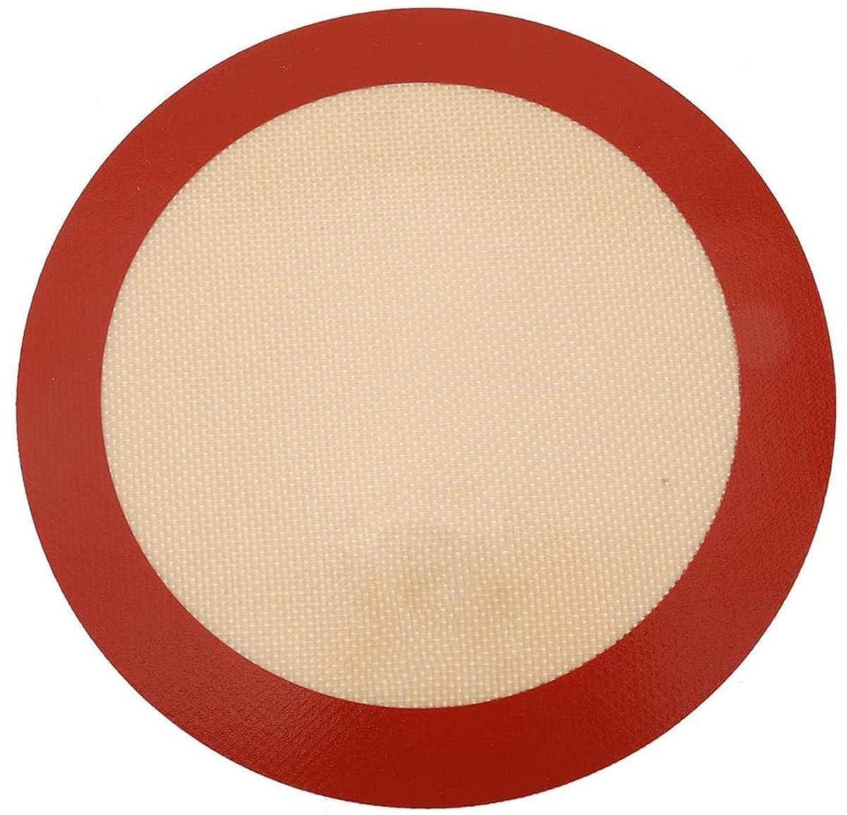 Allecto - Siliconen Bakmat - Herbruikbaar - Hittebestendig - Beige - Anti-aanbaklaag - Ideaal voor Taarten en Koekjes - 9 Inch