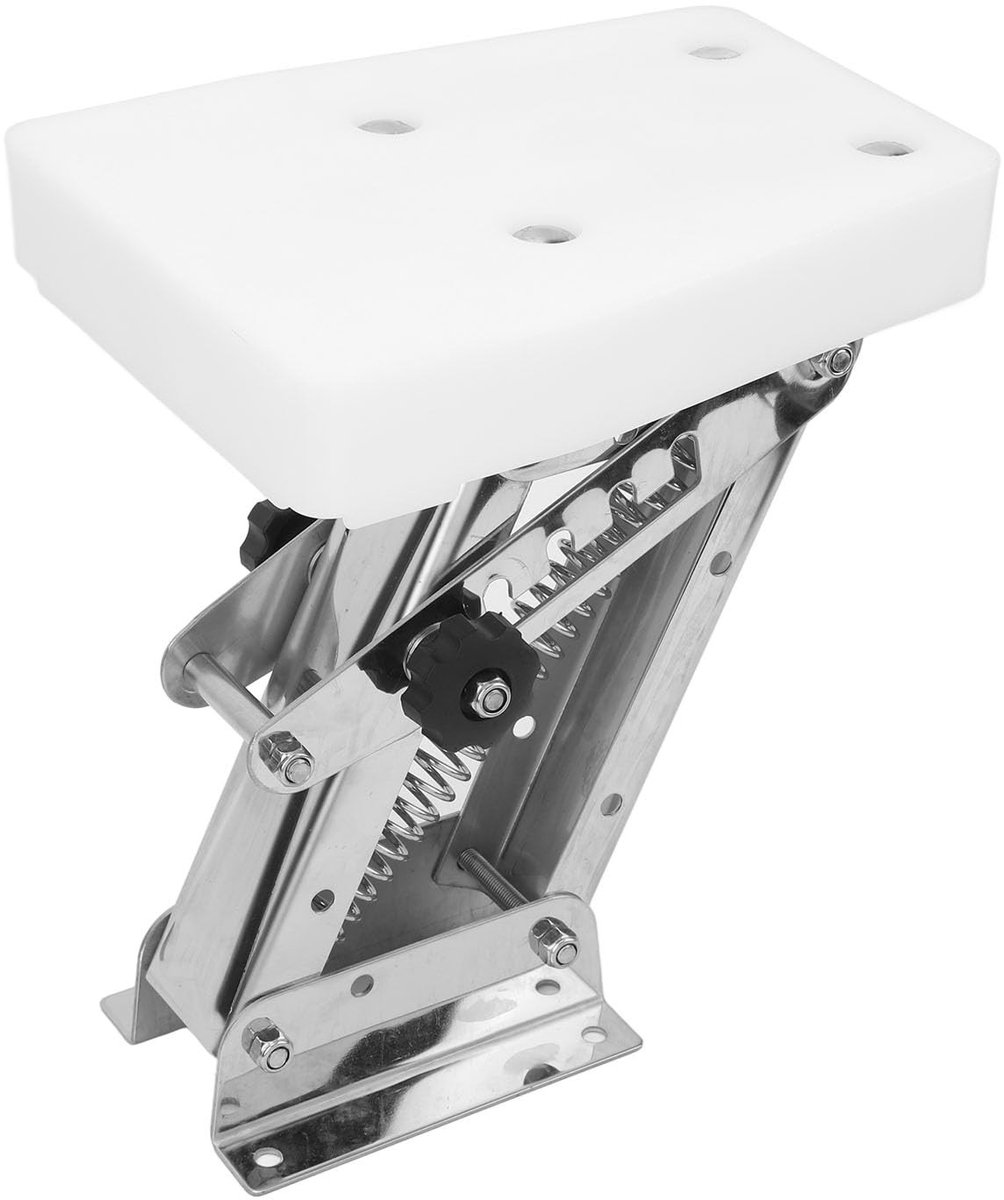 NTHProducts - Outboard Motor Mount - Stalen Motorsteun - Geschikt voor 2-takt motoren - Wit - Tot 20 pk - Voor Speedboten en Schepen