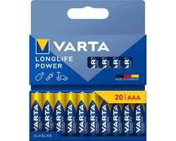 VARTA Longlife Power AAA Pack 20