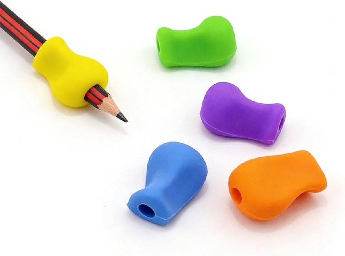 Verbeterd: Ergonomisch potlood voor kinderen en volwassenen, ideaal voor schrijfhulpmiddelen, artritis en fijne motoriek, met siliconen grip voor optimaal comfort