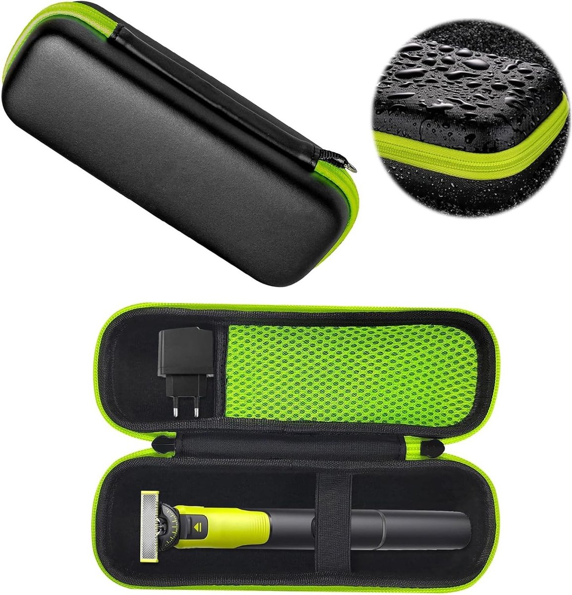 Beschermende Opbergtas voor Elektrische Scheerapparaten, Geschikt voor O-Blade en Braun Series 3/5/7/9, Ideaal voor Reizen en Veilig Opbergen