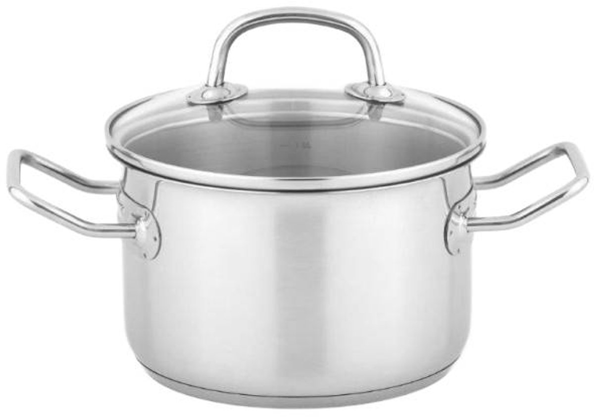 Nois Pierro Elegance - Traditionele Kookpan - 16x10 cm - 1,9L - Roestvrij Staal