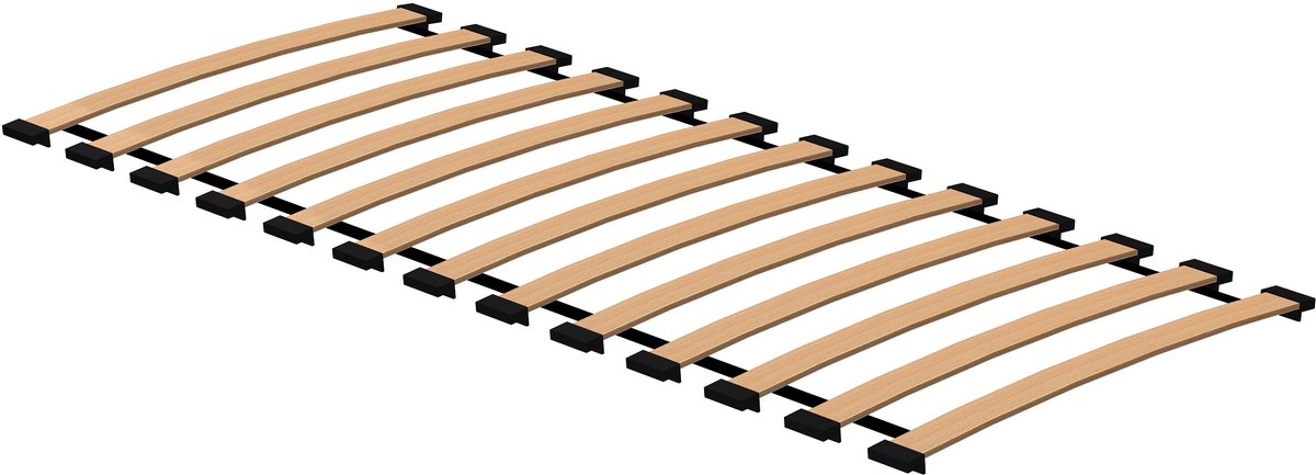 Lendo FLEX Serie - Houten Lattenbodem - 160x70 - 13 Latten - Comfortabel Houtkleur