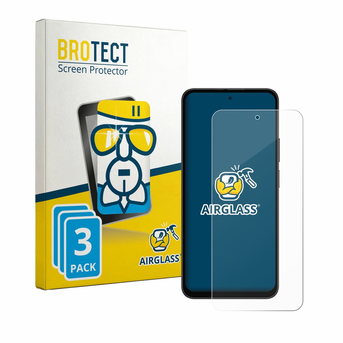 Screenprotector 3 Stuks voor Doogee B10 Pro Beschermglas transparant