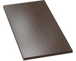 Tafelblad - Werkblad op maat - Meubels maken - Vochtbestendig PU-verlijmd - 90x80 cm - Eiken Mokka