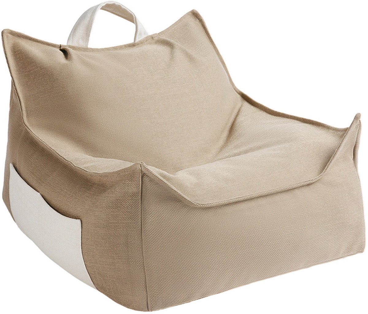 Wigiwama Outdoor Beanbag Chair / Zitzak - 80x70x50cm - Dune