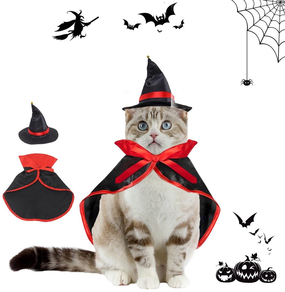 Dailygoods- Vampierkostuum - Kostuum - Huisdierkostuum - Kat/Hond