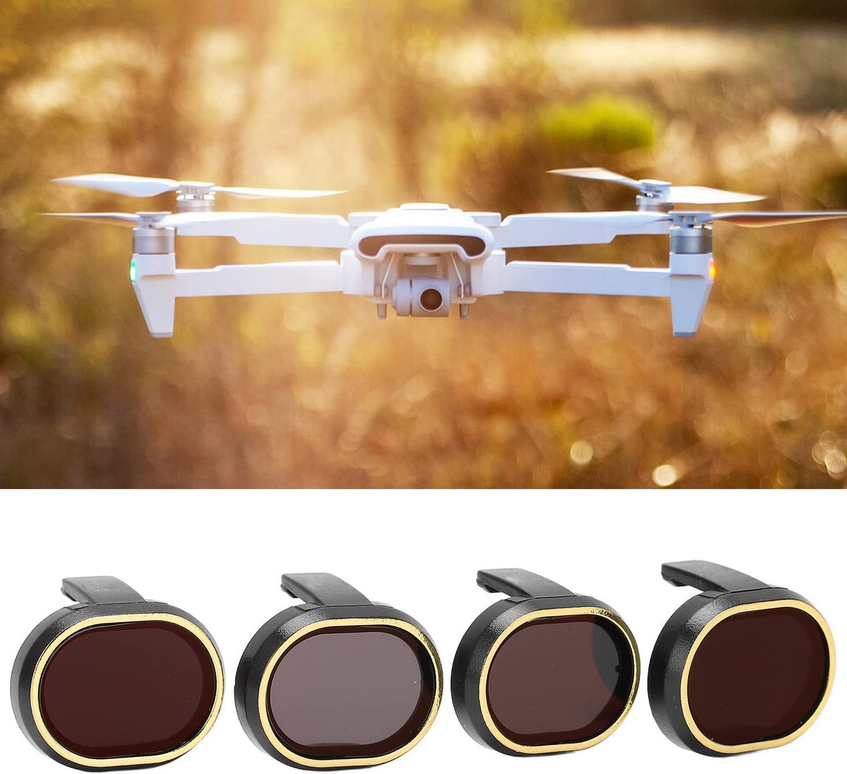 Golden crown - Drone Filters - Neutral Density Polarisator Lens Filters - Professionele Fotografie - Anti-Fouling - Krasbestendig - Geschikt voor F...