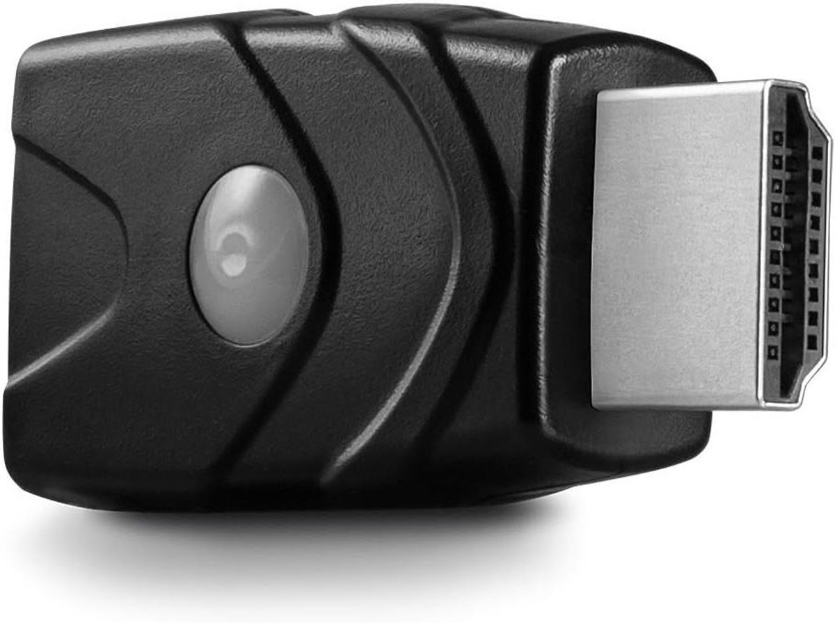 HDMI EDID emulator - Monitor simulator - Continue signaal - Simuleert monitor aanwezigheid - 2 poorten - zwart