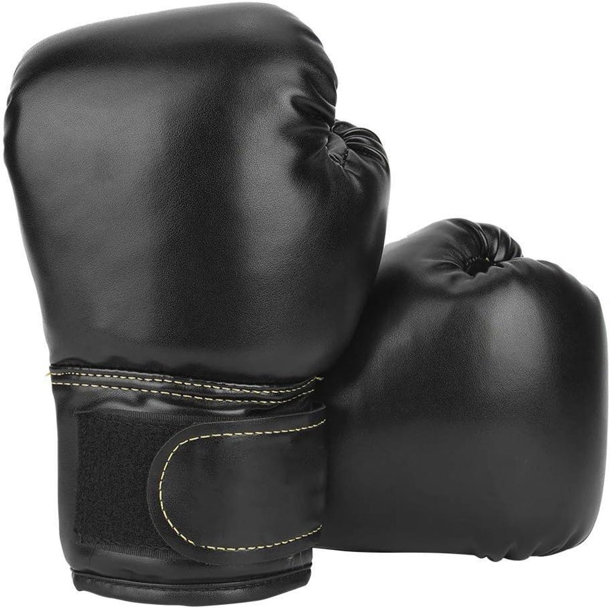 Kinder Bokshandschoenen - Vechtsport Handschoenen - Training en Wedstrijd - Ventilatie Handpalm - 23 x 14 cm - Zwart