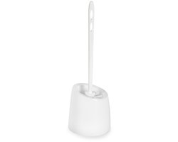 Toyma Wc Borstel - met houder - wit - kunststof - toiletborstel - 37 cm