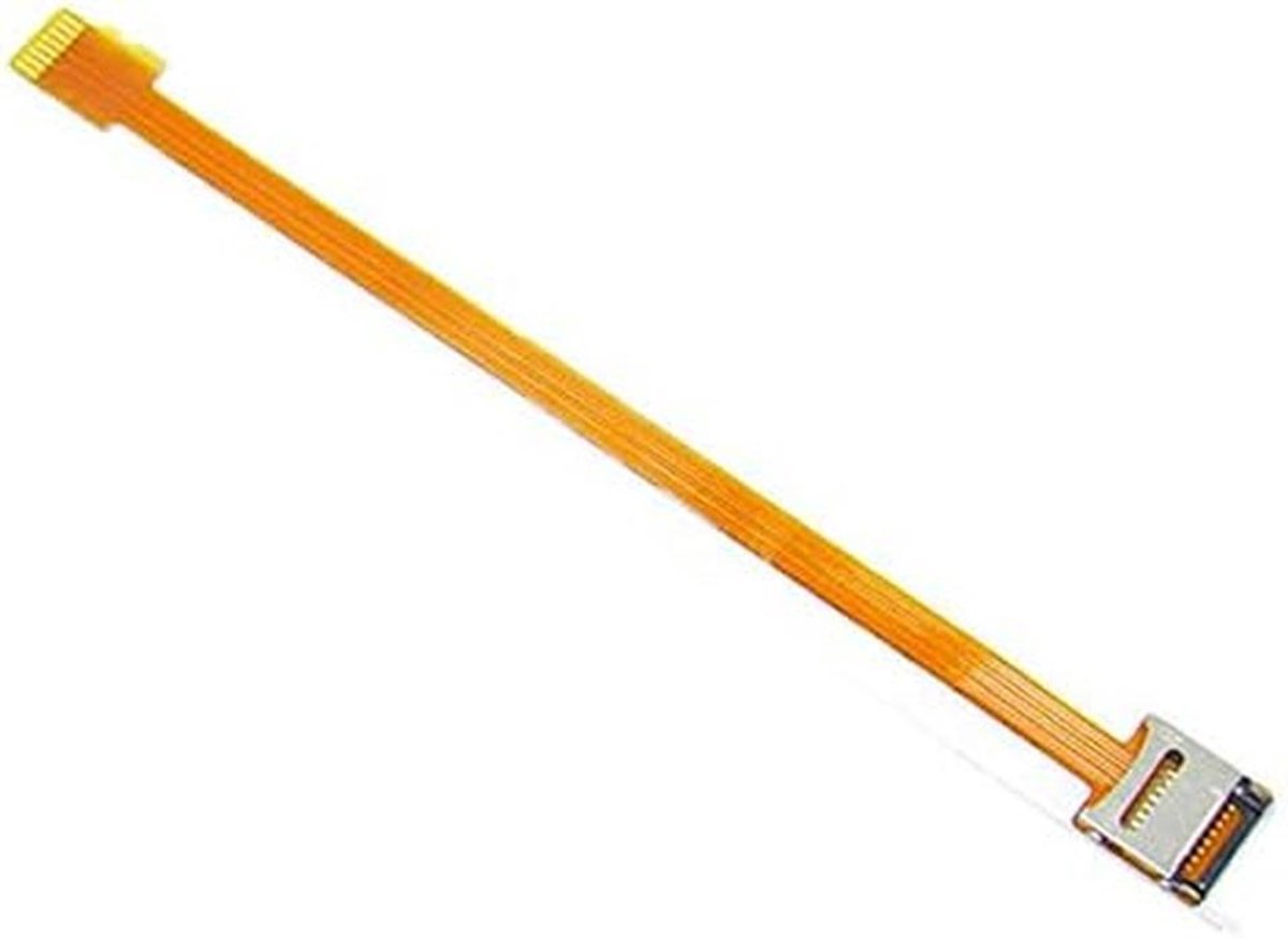 Micro SD Extender - Flex Kabel - Gegevens Toegang - Plug and Play - 16CM Kabel - Oranje
