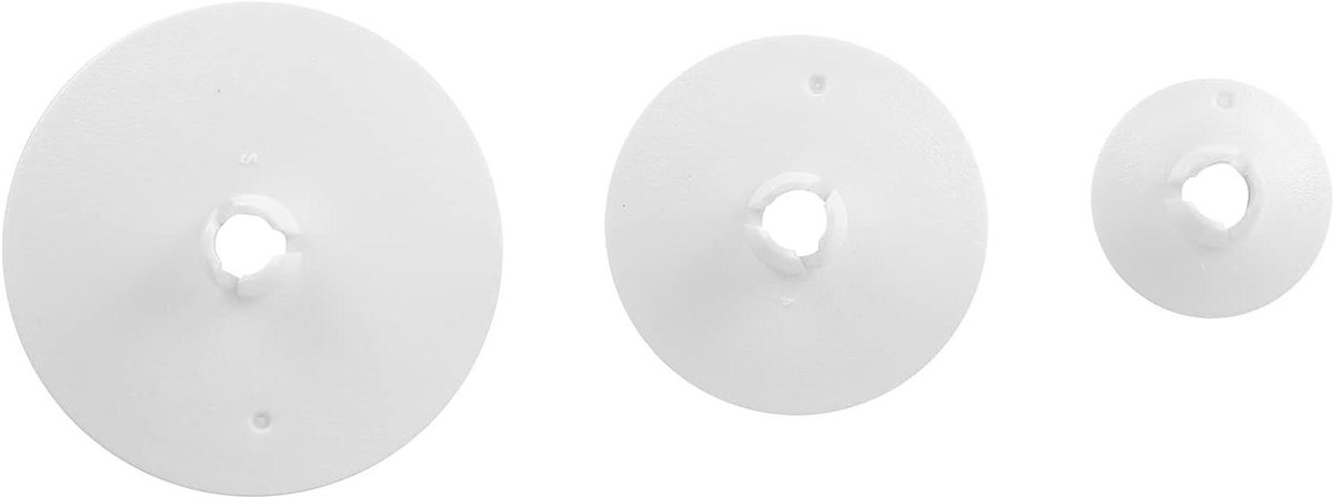 Spoeldop Set - Naaimachine Onderdeel - Oude Onderdelen Vervangen - Slagvast ABS Materiaal - 3 Stuks - Standaard