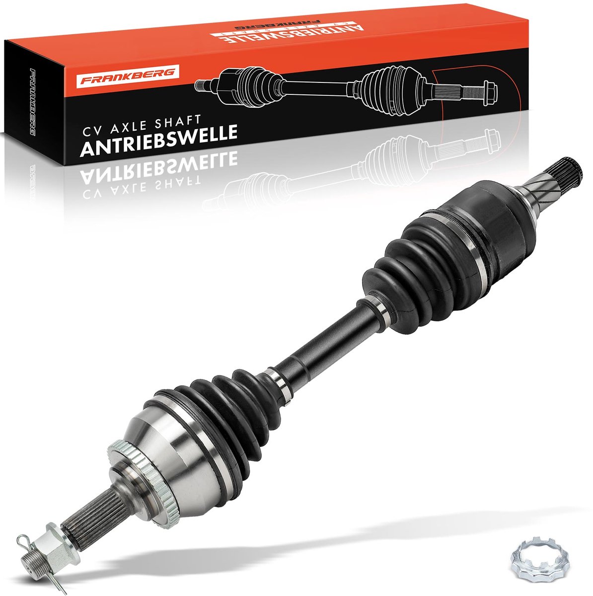Frankberg 1x aandrijfas vooras links voor Nissan X-Trail T30