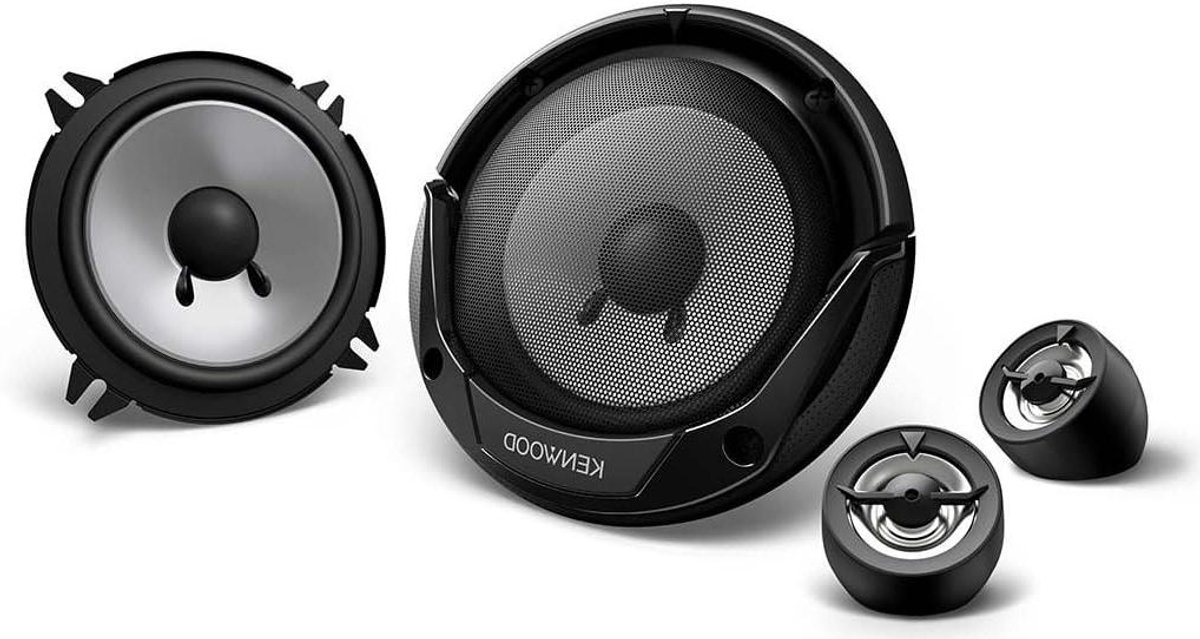 Autoluidsprekers Set - Muziek Speakers - Auto Audio - 2-Weg Systeem - 13 cm - Zwart