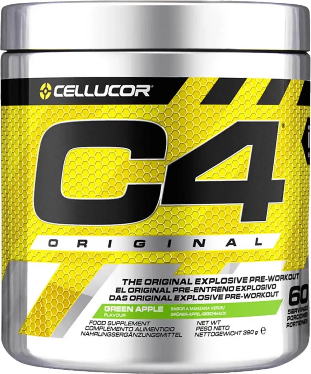 Cellucor C4 Original Pre Workout - Green Apple - 60 shakes (400 gram)