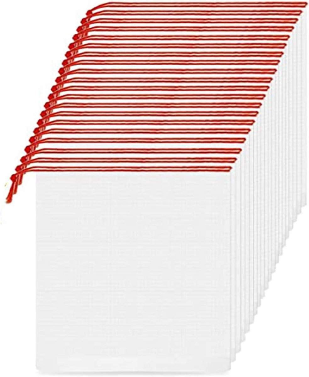Beschermhoezen Fruit - Netzakken Planten - Bescherming Tuin - Herbruikbaar Non-woven - 50 Stuks 25x20cm - Wit