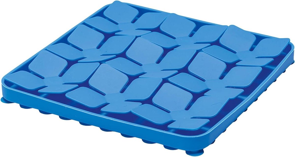 Honden Likmat - Voer Speelgoed - Hond Ontspannen - Tong Reinigend - 20 x 20 cm - Blauw