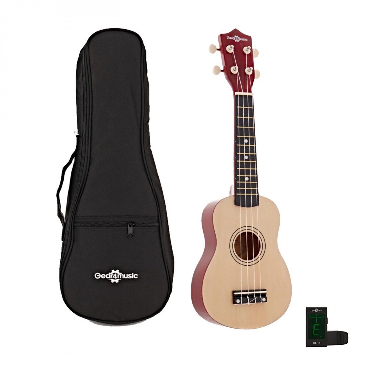 Ukulele Pakket van Gear4music, Natural