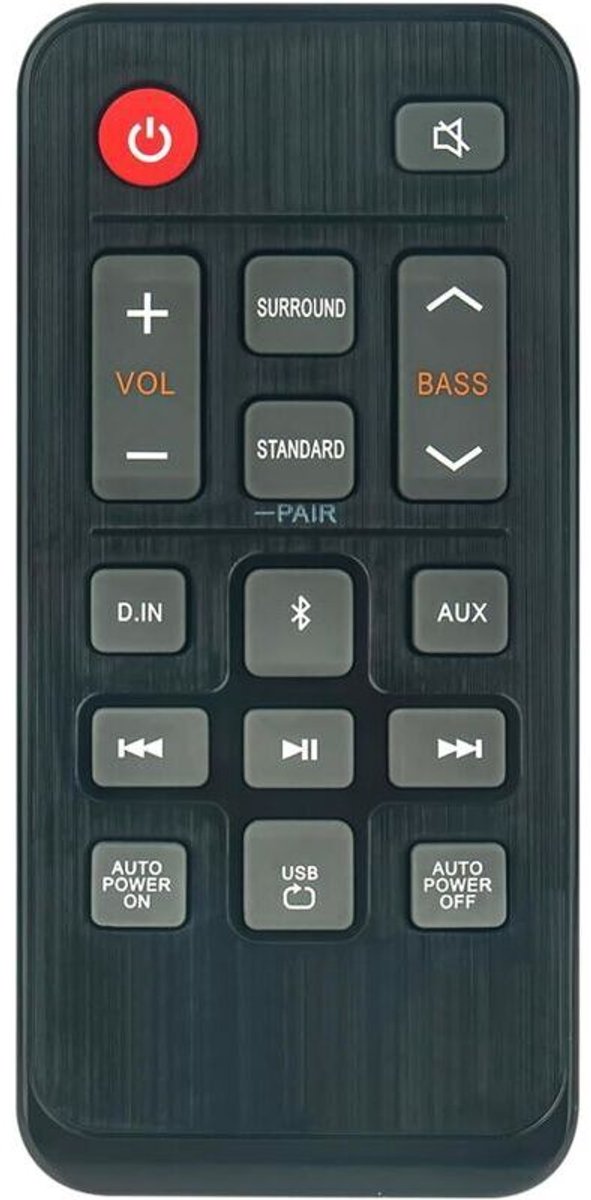 Vervangende afstandsbediening Geschikt voor Samsung HW-N300