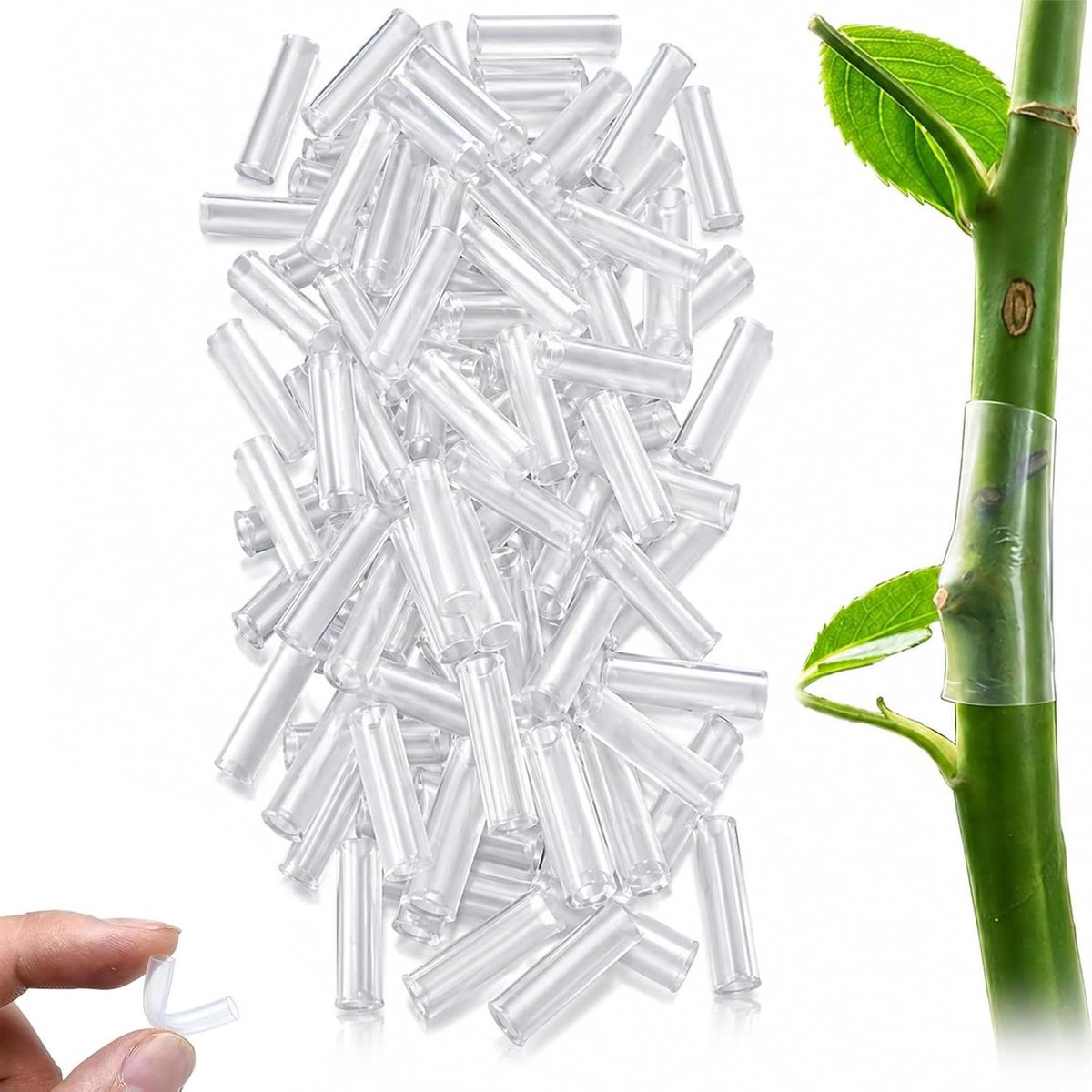 Siliconen Entbuizen - Plant Beschermhoezen - Fruitbomen Enten - Zacht Flexibel Materiaal - 240 Stuks - Transparant