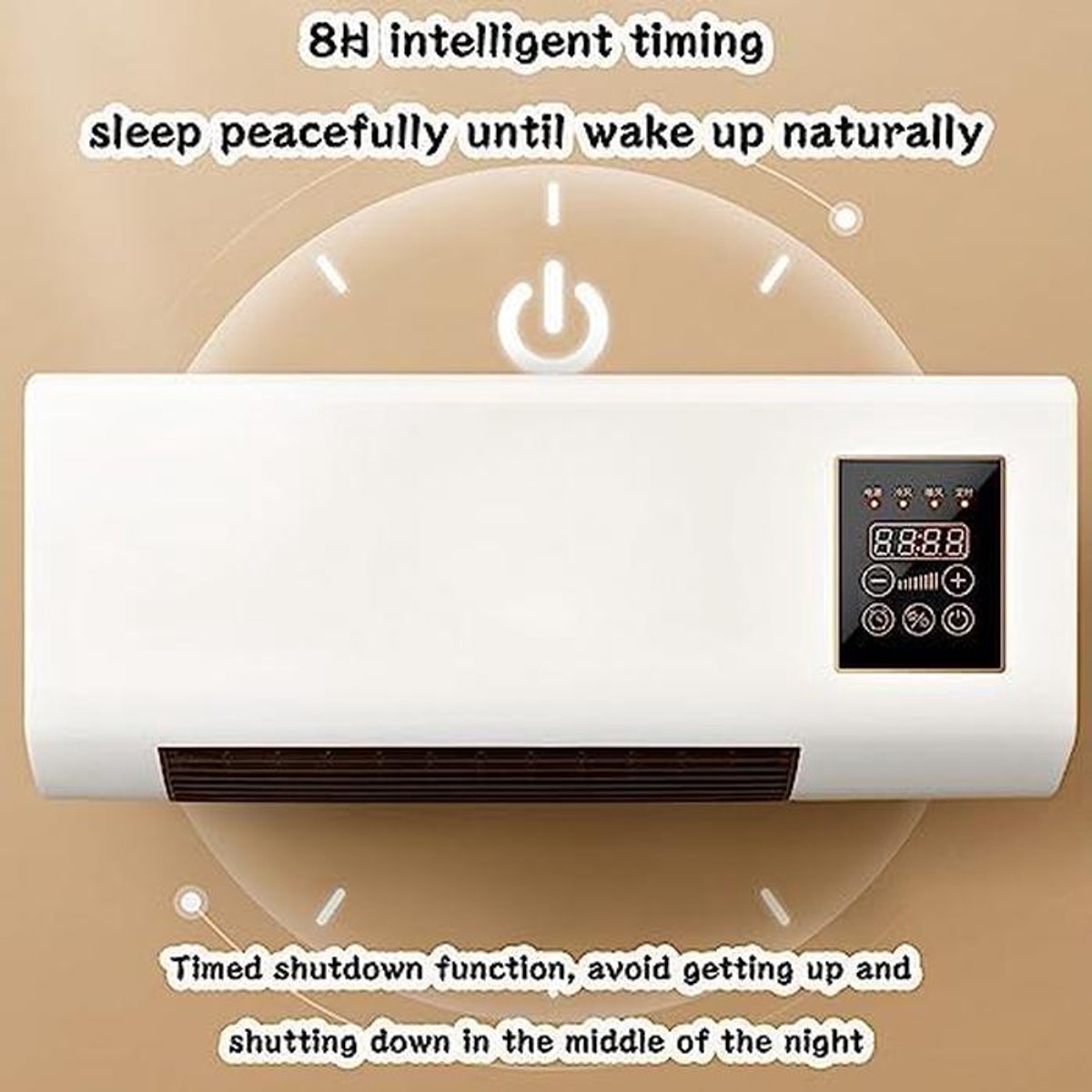 Mini Airco - Koelunit - Klimaatbeheersing - Fluisterstil - Compact - Wit — afbeelding 3
