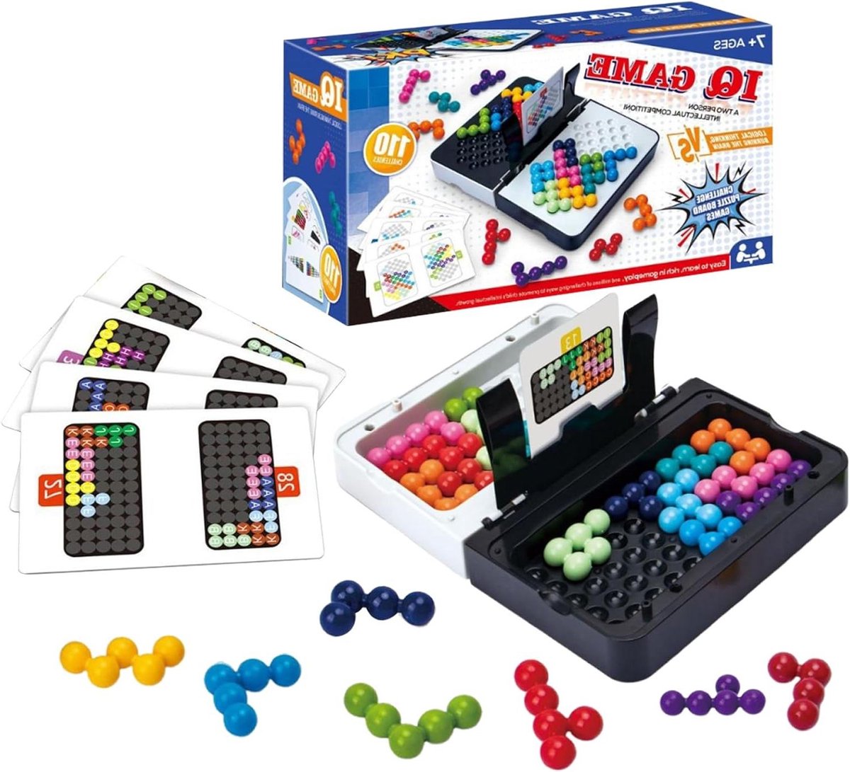 Puzzelspel - Breinspel Vaardigheden - Cognitieve Groei - 110 Uitdagingen - 16.5 cm - Enkel Attribuut
