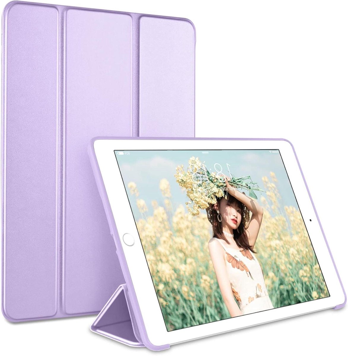 Tablet Hoes - Beschermhoes - Tablet Bescherming - Auto Sleep Wake - 9.7 inch - Taro Paars