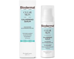 Bioderma Biodermal Clear Skin Kalmerend Serum, 30 ml - met Niacinamide en zuiverende Peptide, Vermindert roodheid en onzuiverheden, Verfijnt de poriën en hydrateert, Parfumvrij