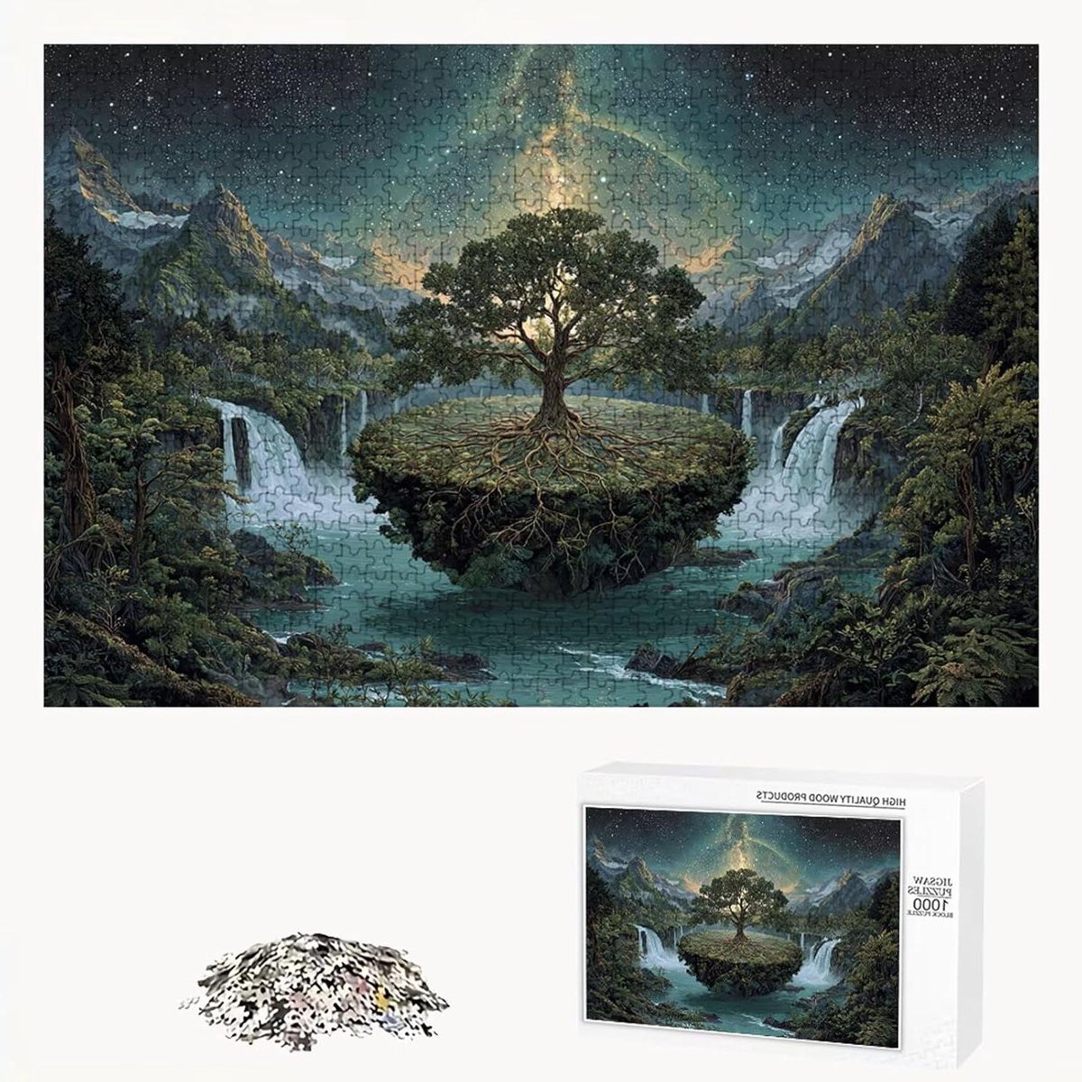Houten Puzzel - Volwassen Puzzel - Ontspanning Thuis - Precisie Gesneden - 1500 Stukjes - Gekleurd