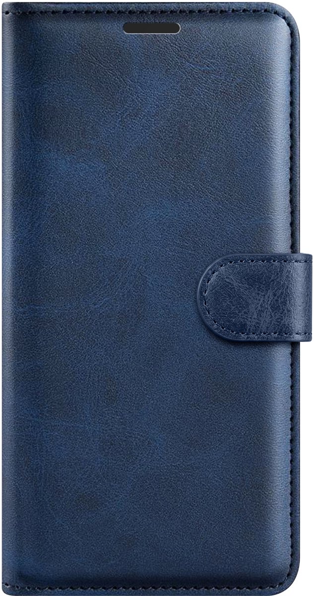 Zanae, Étui Portefeuille pour Geschikt voor Apple iPhone 16 Pro Max Édition Columbia avec Fonction Support, Nachtblauw