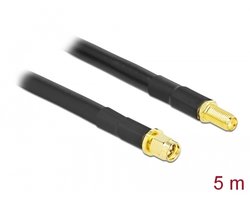 Delock Antenna Cable SMA plug to SMA jack LMR/CFD300 5 m low loss