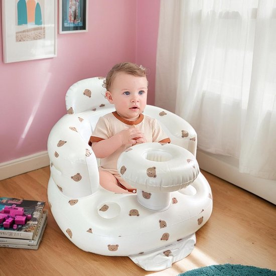 Opblaasbare Baby Stoel met Luchtpomp voor Ondersteuning en Comfort van 3-36 Maanden — afbeelding 3