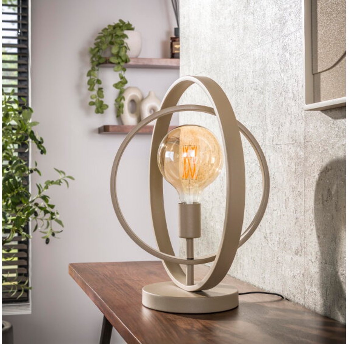 Tafellamp 1L Turn around - Beige